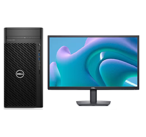 戴尔/DELL Precision 3660 Tower 005+E2423H 8U/2.1GHz/16核/DDR5/1TB/4T/Windows/16GB/Nvidia GeForce RTX 4060/图形工作站